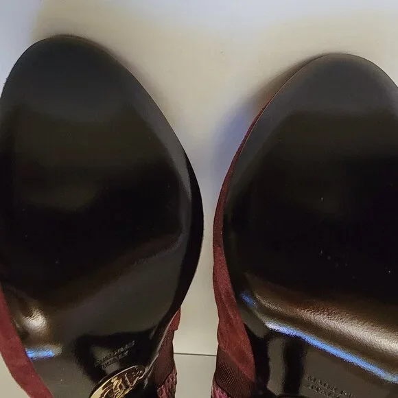 ROBERTO CAVALLI Python, Suede and Mesh Ankle Boots - Picture 13 of 14